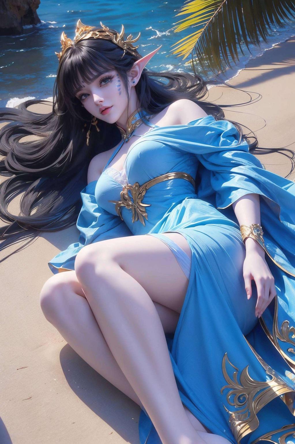 国漫女神凤清儿桌面瞬间焕然一新！