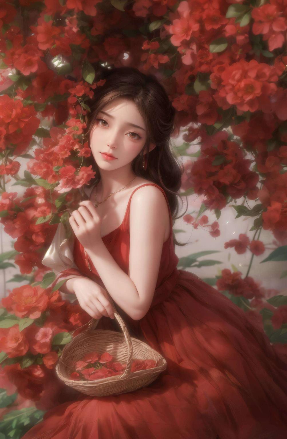 轻透花影映碧空每日一睁眼