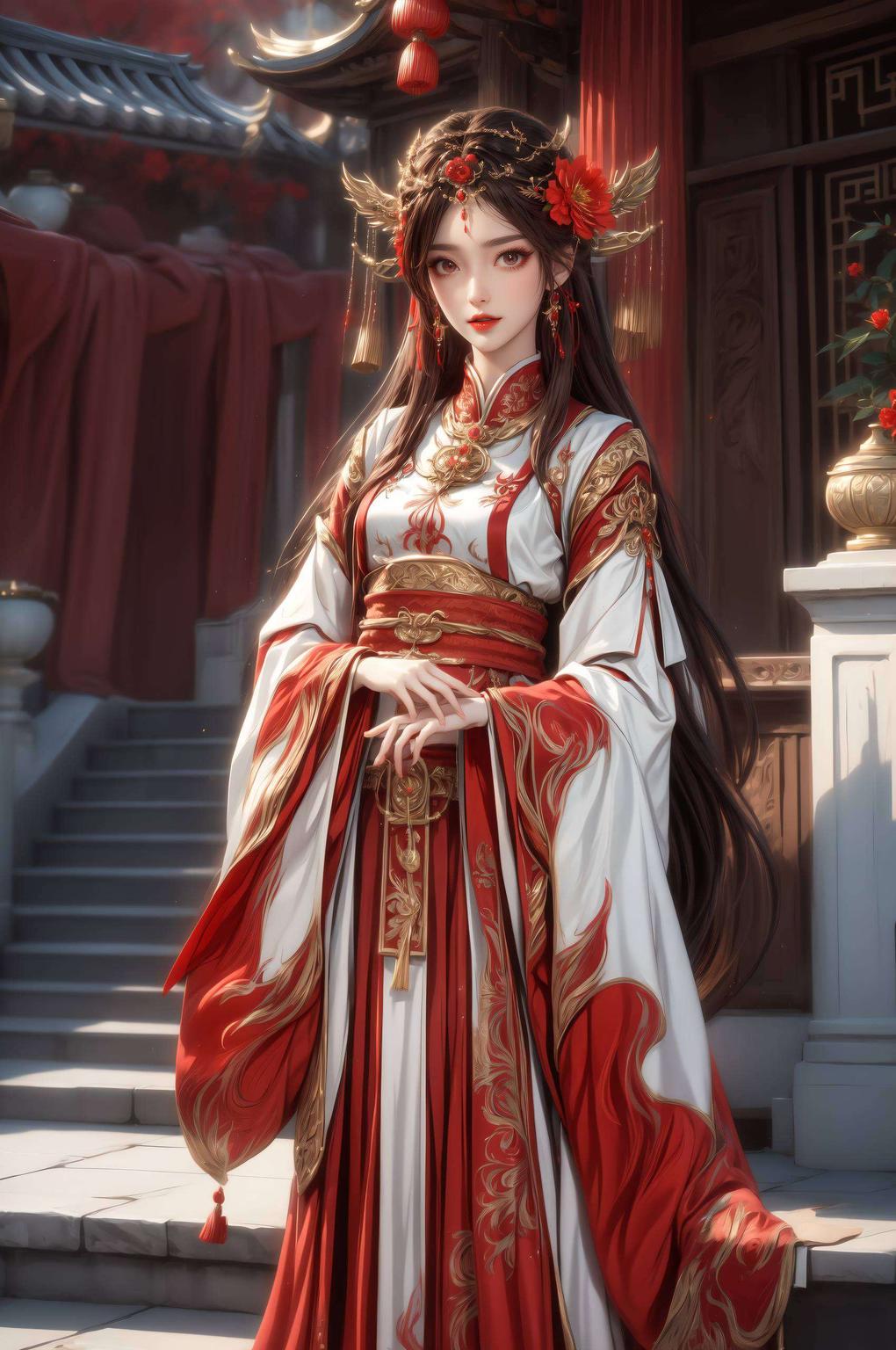 点亮手机每一刻！少女火灵儿动态壁纸