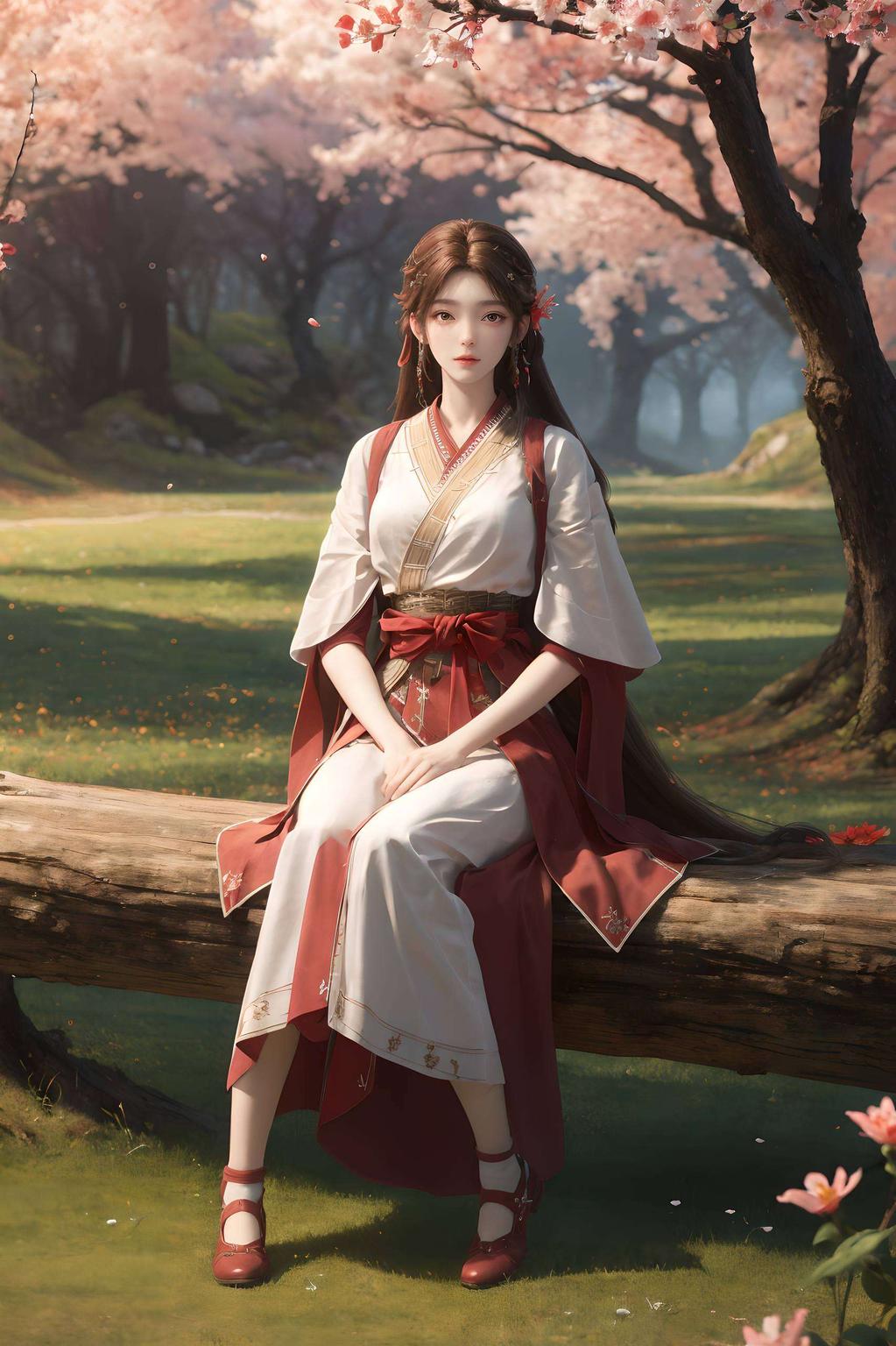 手机一锁国漫女神火灵儿