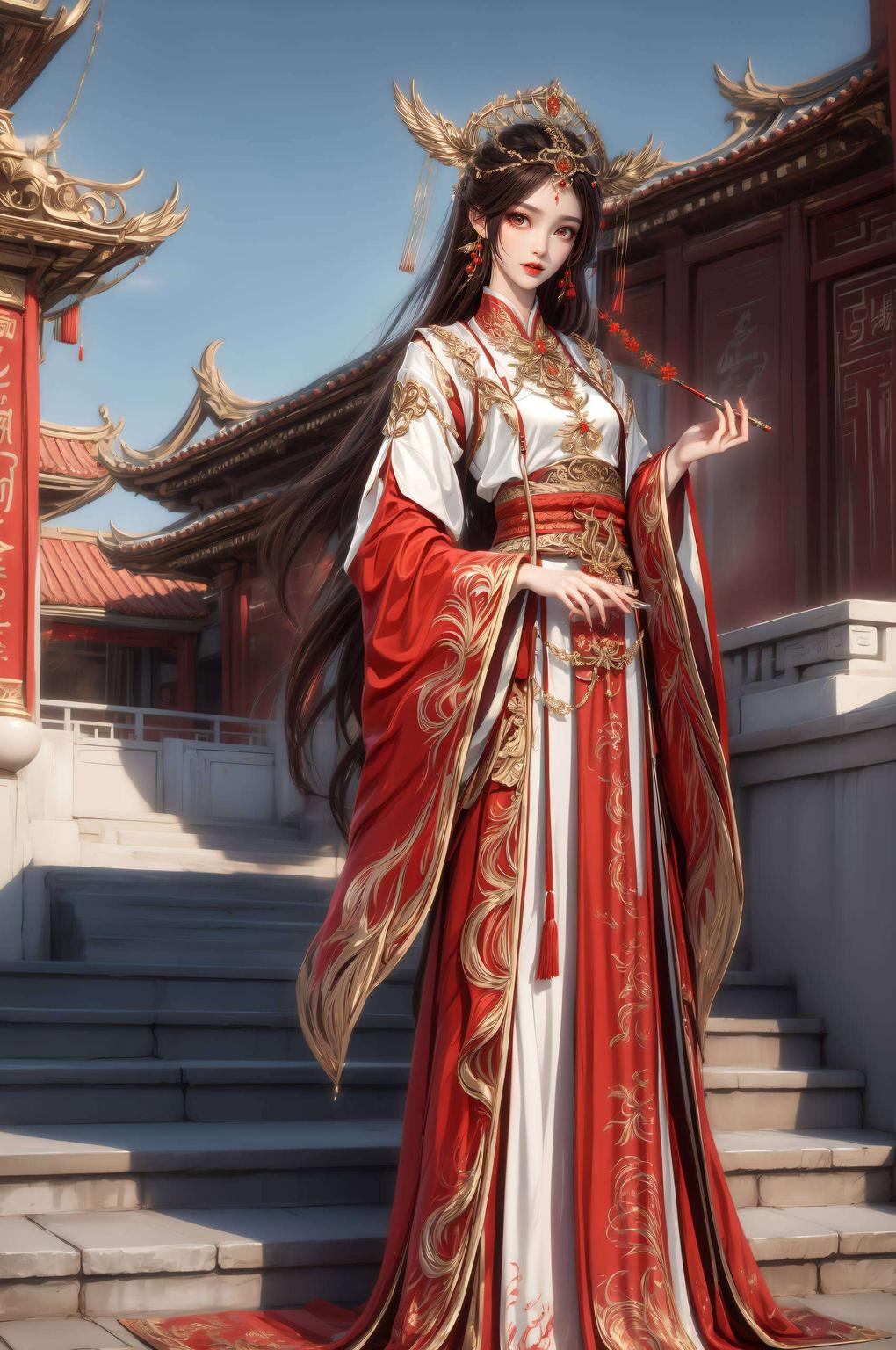 她静立于月光下仿佛在诉说着不为人知的故事