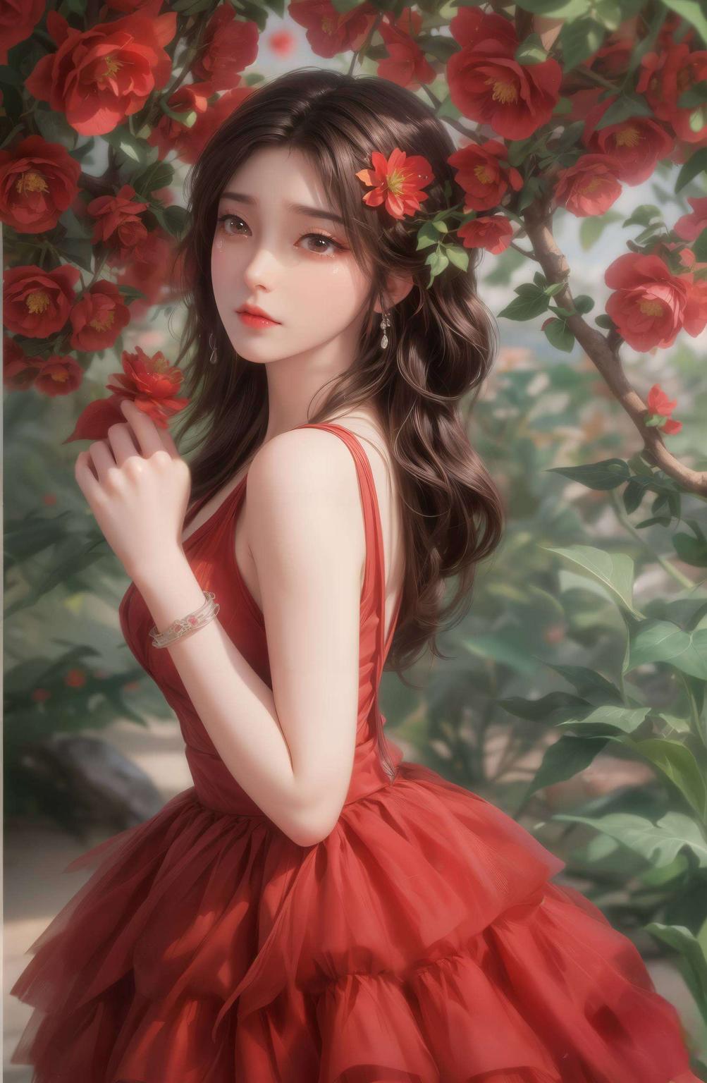 让你的手机与众不同！💖火灵儿长大了！全身壁纸高清来袭