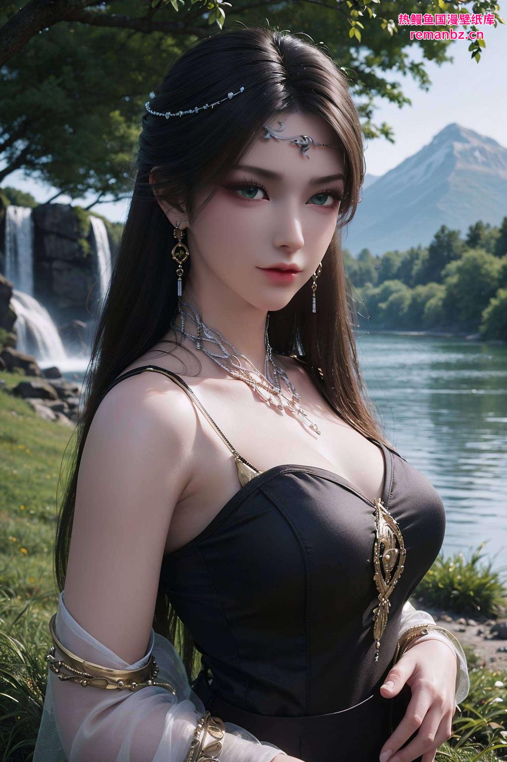 让你的手机瞬间变身仙境美得不可方物！细腻笔触勾勒仙姿