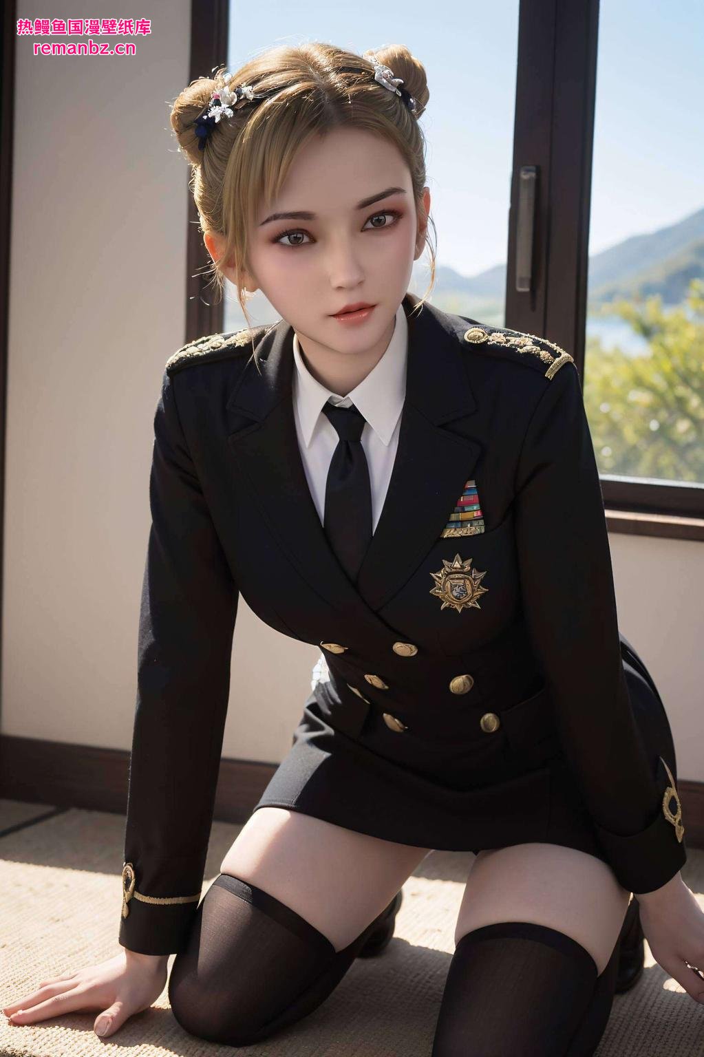 火雄兵连风采iPhone潮图来袭！国漫女神怜风