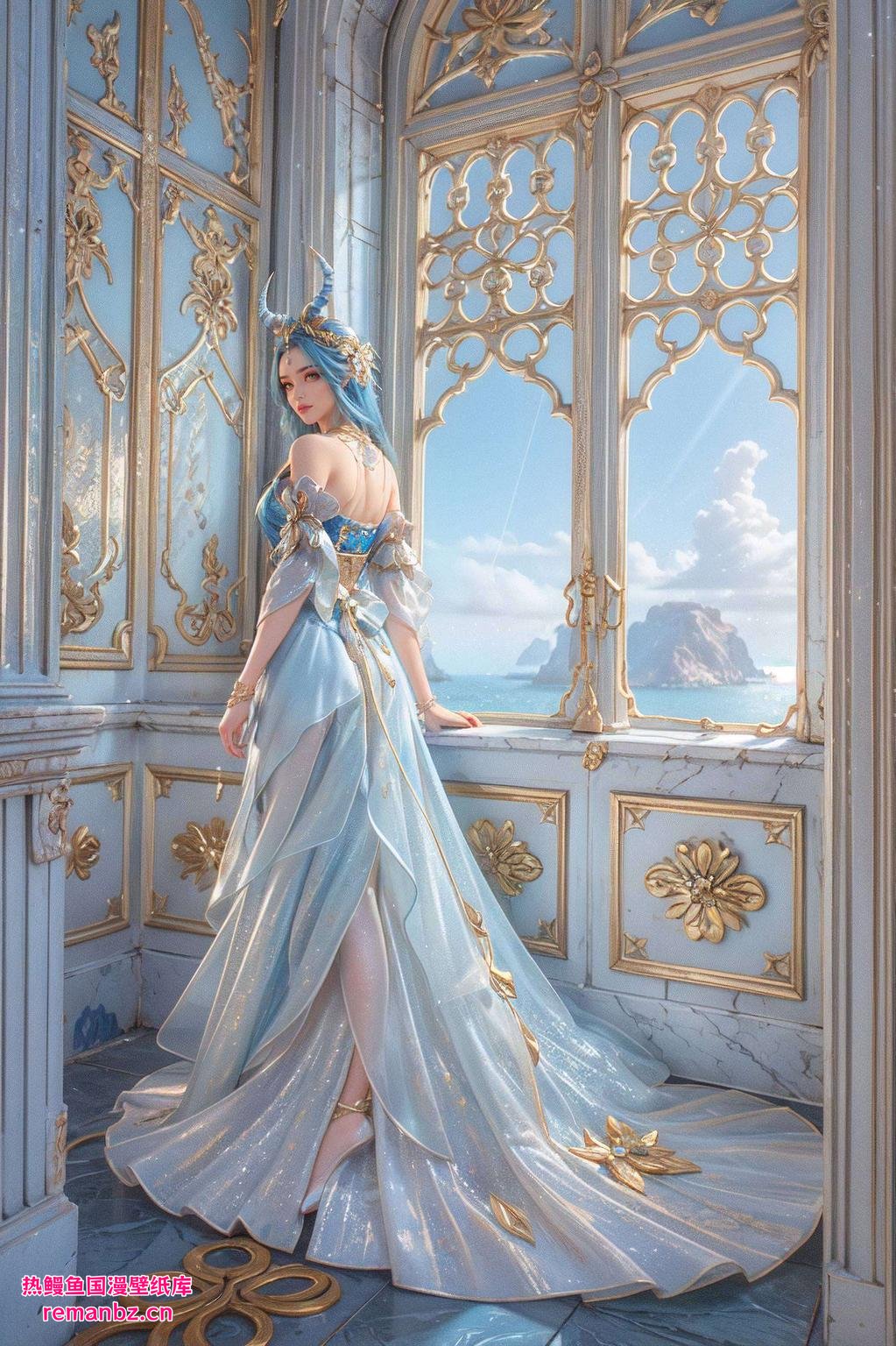 眼神炯炯龙角熠熠