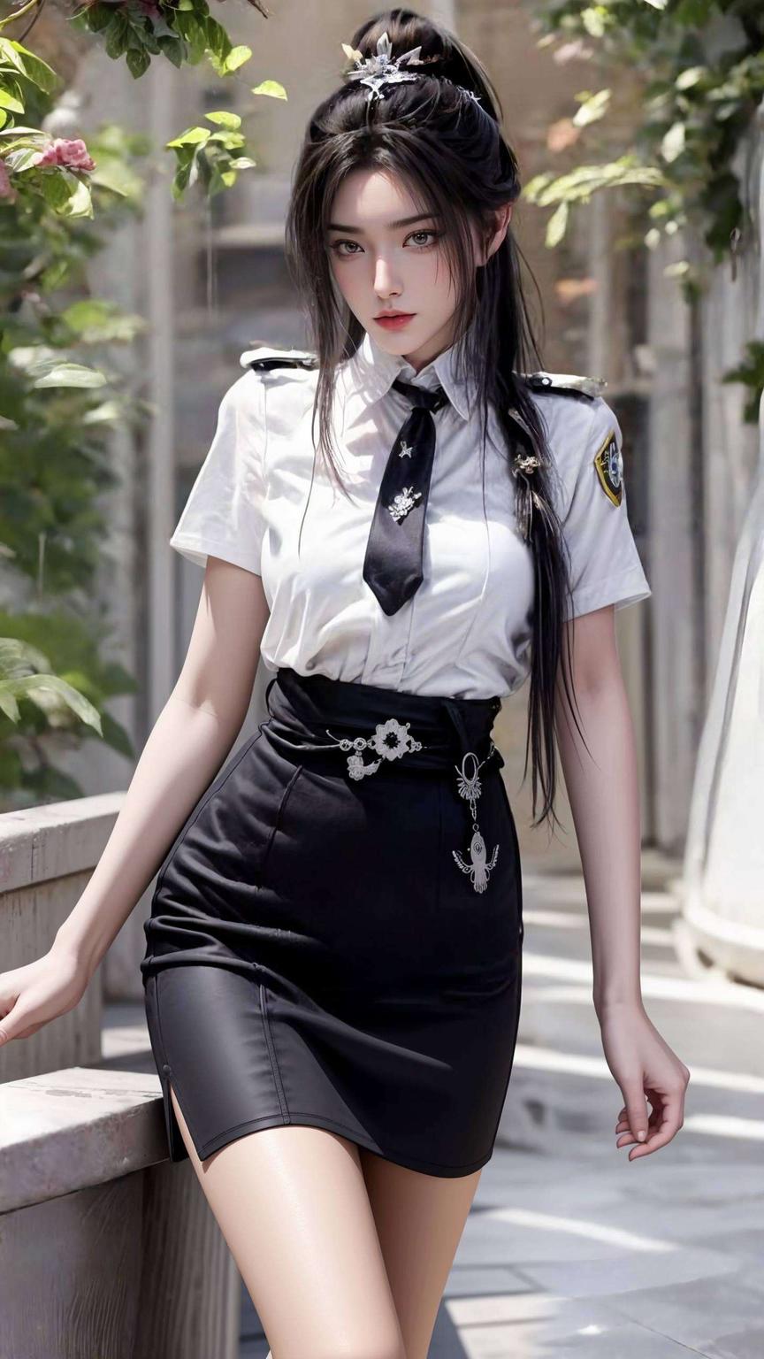 映衬着手机屏幕梨花带雨