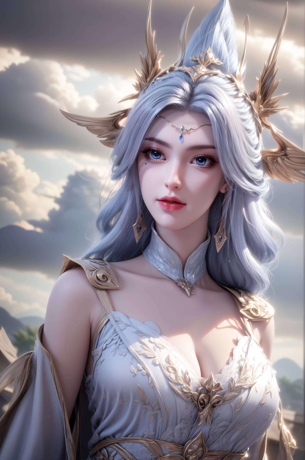 紫色调营造出宁静氛围宁雨蝶的倩影轻舞