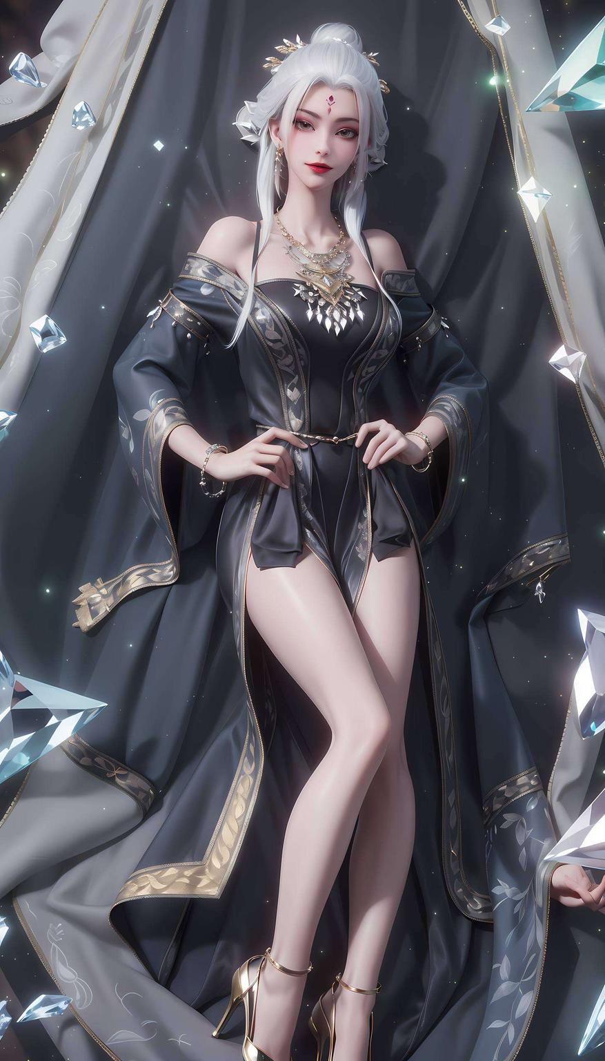 国漫之光壁纸酷小白仙子翩翩舞