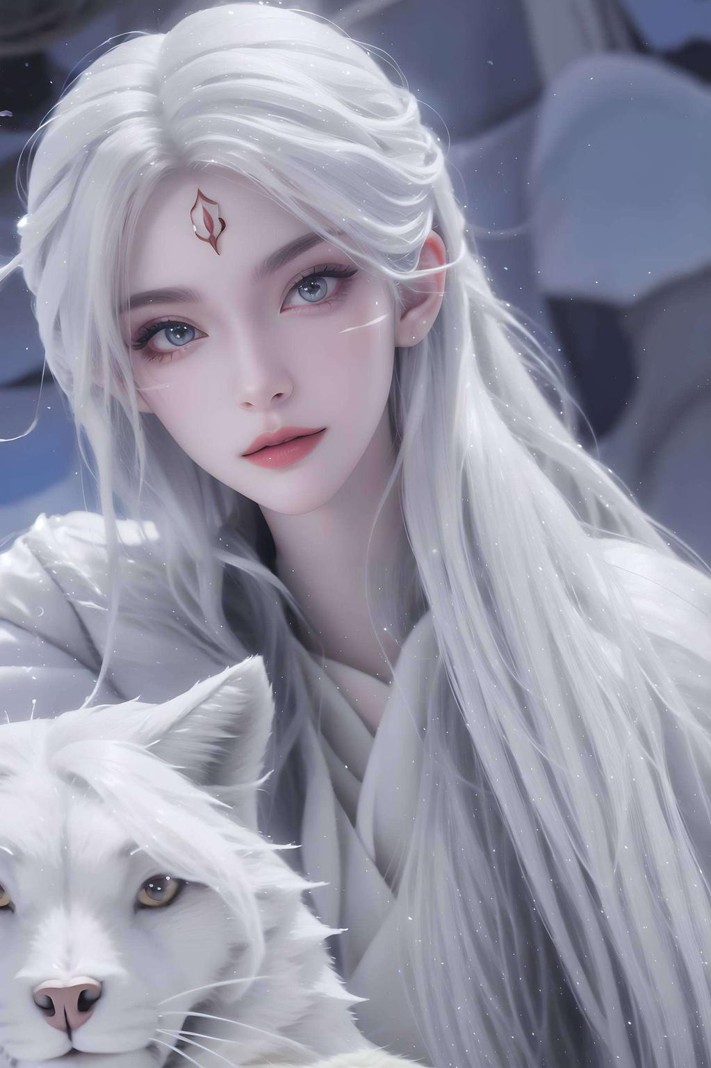 诛仙壁纸清新上线小白仙子翩翩舞