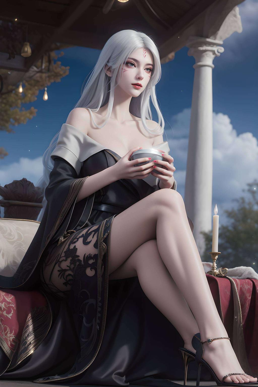 小白仙气满满清新脱俗