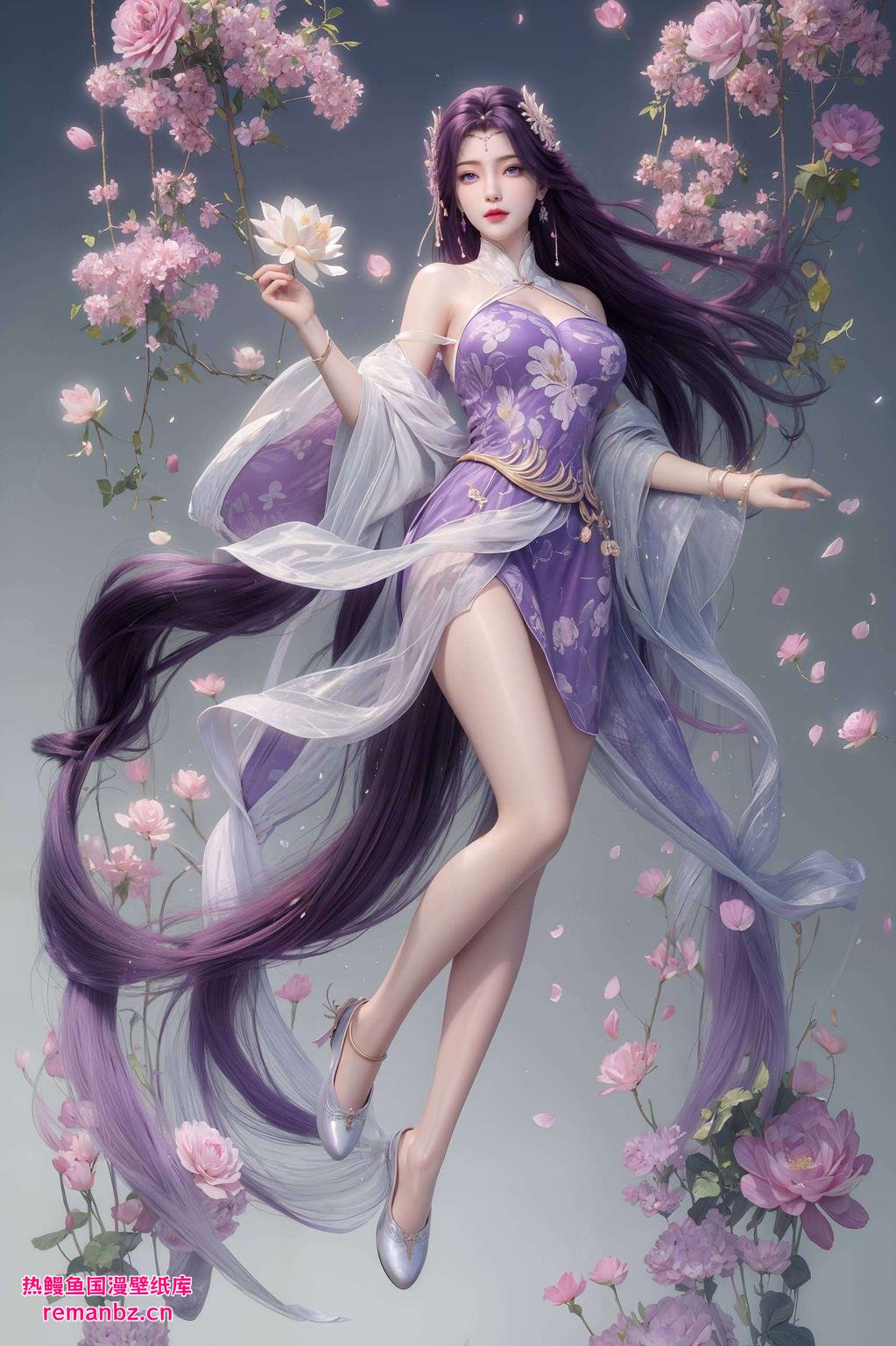 各位二次元迷们！今天给大家带来一组超美的《完美世界》云曦主题宽屏壁纸画面中的云曦简直不要太迷人