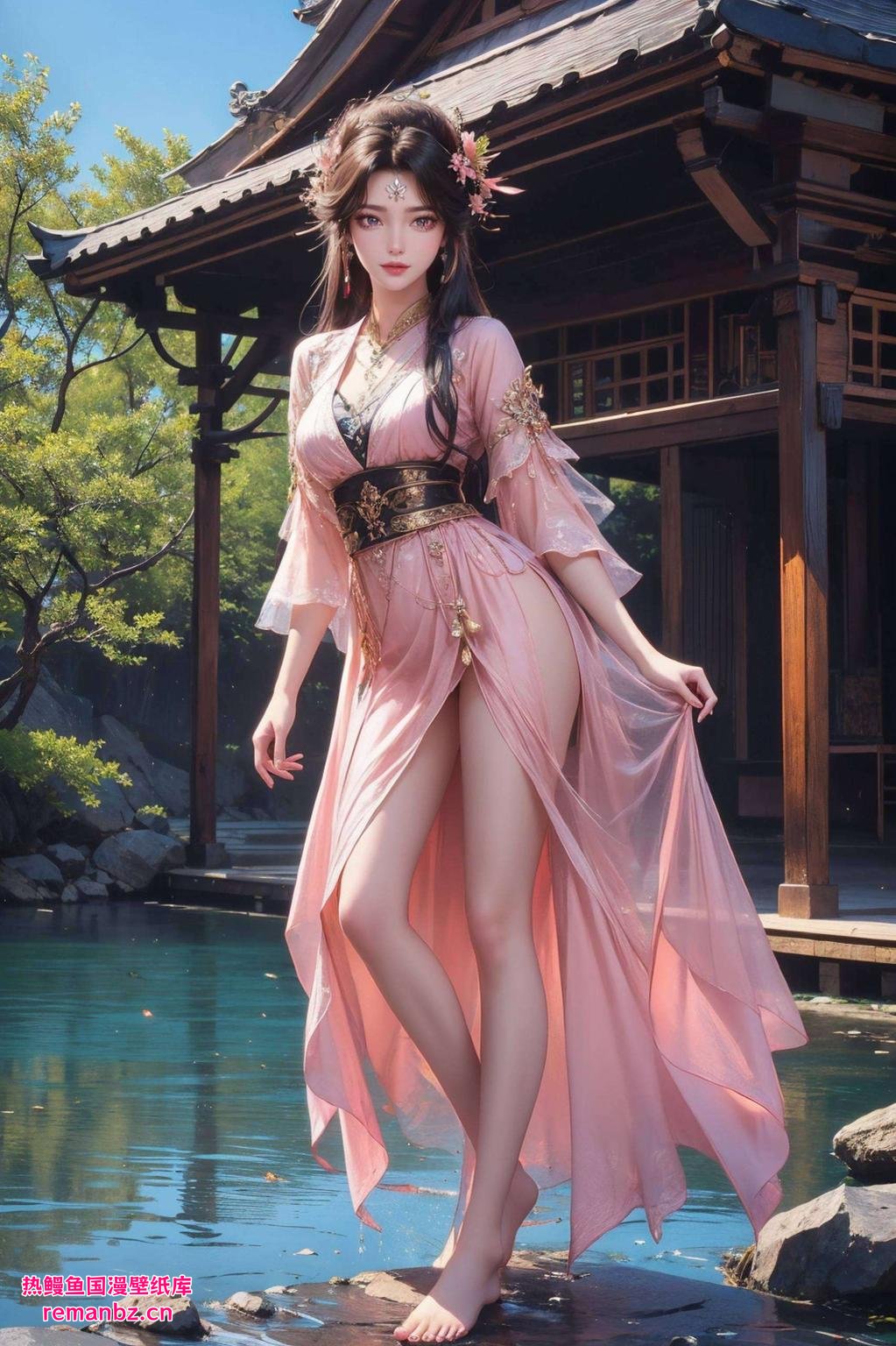 看看这款超赞的周紫虹高清大图壁纸！色彩饱满苹果用户有福了